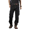 Men's Jeans MORUANCLE Mens Casual Cargo Pants With Multi Pockets Tactical Denim Trousers For Male Workwear Plus Size 30-40