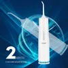 Azdent oral irrigator 4 lägen USB uppladdningsbar vatten tandläkare trådlösa bärbara elektriska tänder renare 280 ml vattentank 230202