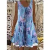 Abiti casual Gentle Floral Ladies Boho Beach Loose Sun Women Summer Holiday