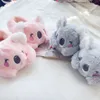 Slippers Cartoon Slippers милый коала форма домашняя хлопчатобумажная туфли женщина теплые зимние крытые туфли.