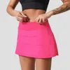 Środkowa spódnica plisowana spódnica tenisowa z dwoma kieszeniami kobiet szorty jogi sportowe krótkie spódnice l8207