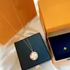 LW Halskette für Frauen Designer Diamant Crystal Sterling Silber Gold plattiert 18K Klassiker Stil offizielle Reproduktionen Exquisites Geschenk mit Box 013