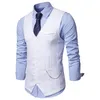 Men's Vests s Suit Wool Smart Causal Retro Waistcoat Slim Fit Formal Solid Color Lapel Single Breasted 230222