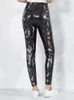 Pantalon Femme Salspor Snake Imprimer Sexy Pantalon Femmes Bulifting Taille Haute Legging Skinny Élastique Pantalon d'entraînement Casual Vêtements Streetwear