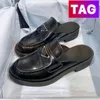 Med Box Prad Loafers klänningskor läder loafer kvinnor choklad borstade casual sko kvinnplattform sandaler monolit kohud sneakers th tv 9591