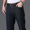 Männer Jeans Business Männer Klassische Hosen Gerade Baggy Jean Mann Hosen Kleidung Denim Männlich 2023 Herren Schwarz Casual mode