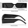 Sunglasses Vintage Rectangle Sunglasses for Women Men Retro Small Frame Sun Glasses Hip Hop Glasses Fashion Shades UV400 Eyewear G221215