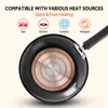 Pans COOKER KING Nonstick Frying Pan Omelette Crepe Egg Saucepan Kitchen Cookware Induction With Anti-heat Handle 20cm
