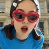 Sunglasses Red Lip Shape Sunglasses New Fashion Candy Colors Alien Glasses Women Y2K Funny Oversized Sun Glasses Vintage Punk Eyewear Men G221215