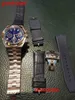 Hoogwaardige mode Iced Out Watchesmens Pols Luxury ronde Cut Lab Gr Ddgu X1UG