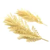 Decorative Flowers 38cm Wheat Ear Flower Artificial For Wedding Party Decoration DIY Craft Home Table Christmas Decor Bouquet