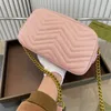 Crossbody 가방 여성 Luxurys 디자이너 어깨 가방 지갑 핸드백 패션 Marmont 여성 크로스 바디 카메라 G 가방 핸드백 지갑 23cm