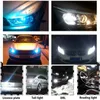 Ampuller 10 PCS EST W5W LED T10 Araç Işık Kobu Cam 6000K Beyaz Otomobil Otomobilleri Plaka Lambası Kubbesi Drl Ampul Stili Okuma