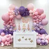 Other Event Party Supplies Butterfly Balloons Garland Arch Kit Maca Pink Purple Girls Birthday Decoration Baby Shower Wedding 230221