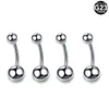 Navel & Bell Button Rings Piercing for Women Ball Bar Zircon Crystal Round Surgical Steel Summer Beach Fashion Body Jewelry