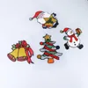 Presentförpackning 4st Snowman Window Sticker Holiday Clings Christmas Diy Wall Santa Claus