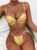 Kadın Mayo Brezilyalı 2023 Kadın Seksi Sequin Bikini Set Yüksek Kesim Push Up G-String Thong Mayo Mujer Bikinis