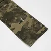 Jeans da uomo Camouflage Letter Stampa Jeans multitasche Casual da uomo High Street Trendy Brand Pantaloni larghi a gamba dritta Cargo da uomo