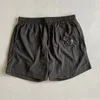 Pantalones cortos de bolsillo con cremallera de una lente Flatt Nylon Garment Dyed Swim Shorts pantalones cortos de chándal de algodón para exteriores talla M-XXL