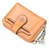 Wallets Baellerry Women And Purses High Quality Short Card Holder Zipper Coin Purse With Pendant Ladies Small Blue Girls