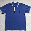 Mody litera haftowa łatki polo casual bawełna Mężczyźni T-shirty męskie kołnierzyka kołnierzyka rozmiar m-xxxl czarny biały szary projektant klasyczny bussnessman