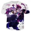 Herr t-skjortor släpper anime man/kvinnor 3d hxh tryckt t-shirt casual harajuku stil streetwear sommar trendiga x toppar