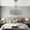 Pendant Lamps Chinese Style Copper Crystal Lamp Light ;Luxury Villa Living Room Dining Simple Modern Chandelier