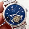 Business Luxury Mens Watch Mechanical Automatic Moon Phase Daydate Designer Wristwatches Top Brand Full Stainless Steel Band Watches for Men Father's Day Gift