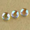 Beads Sale 2.0-12mm Magic AB Color Glass Flat Bottom Cabochon Round Cut Synthetic Gems Stone For Jewelry Making Inlay