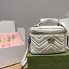 2023 mulheres bolsa de luxo moda feminina sacos cosméticos padrão clássico saco de maquiagem senhoras elegante compõem casos elegante crossbody ba203e