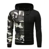 Men's Hoodies Brand Creative Fashion Leisure Personality Splicing Sports Vacation Camouflage Business Mens