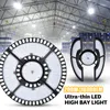 LED High Bay Light 300W 200W UFO 6500K Vervanging Vervormbare Ultradunne Mining Lamp Factory Warehouse Workshop Area Licht Usastar