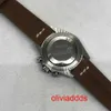 Högkvalitativ mode iced Watchesmens handled runda klipp lab gris ddgu hqnp