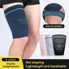 Ginocchiere Gomitiere 1pc Anti-sudore Anti-scivolo Scaldamuscoli Morbido Traspirante Compressione Protezione per coscia Coprigambe Abbigliamento sportivo