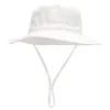 Designer Kids Bucket Hats 0-6 anos meninos meninas meninas mel Capas de pesca de algodão seco rápido Visor de crianças respiráveis ​​na primavera de primavera na praia chapéu de chapéu de praia presente