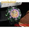 Högkvalitativ mode Iced out Watchesmens handled lyxiga runda cut lab gr ddgu h7887