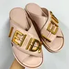 Slippers Designer Slipper Sliders Mens Womens Summer Sandals Beach Ladies Flip Flops Loafers Black White Blue Slides Chaussures Shoes UFD3