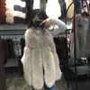 Women's Fur & Faux PC-04 Winter Woman Coat 2023 Korean Office Lady Splice Outerwear Women