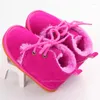 First Walkers Brand Casual Born Infant Girl Boy Baby Booties de neve Botas de pele