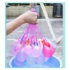 6-pack vattenfyllda ballonger Leksaker Crazy Color 200 stycken och uppåt Snabbfyllning Självförslutningsballong för utomhusbruk Familj Vänner Barn Sommarnöje