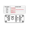 Ebike Double Battery Discorder Converter Module 36V 48V 52V Bike Electric LI-ion بطاريات LI-ion السعة الموازية