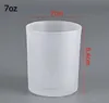 7oz/11oz/15oz Sublimation Frosted Glass Candle Holder with Bamboo lid Blank Water Bottle DIY Heat Transfer Candle jar 001