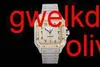 High Quality Fashion Iced Out WatchesMens Wrist Luxury Round Cut Lab Gr DDGU YXE5