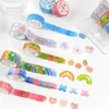 Presentförpackning 100 st/roll Creative Hand Account Material Masking Tape Sticker för DIY Scrapbooking Journal Po Case Decoration