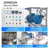 ZONESUN Vacuum Mixer Heating Cosmetic Food Processing Equipment For Hollandaise Sauce Mayonnaise Lotion Cream Pretreatment Production ZS-VM500