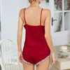 Vêtements de nuit pour femmes Été Sexy Broderie Applique Satin Dos Nu Sling Shorts Femmes Pyjama Doux Confortable Homewear Vêtements De Nuit