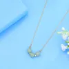 Hanger kettingen Natuurlijke stenen kralen voor vrouwen eenvoudige sleutelbeenketen Lucky Gem edelsteen ketting mode sieraden accessoires