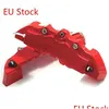 Pièces d'étriers 4 pièces frein à disque de voiture 3D rouge ABS étrier en plastique ERS avant arrière kit mobile pour 1622 cylindre de roue livraison directe Mobi Dhvqt