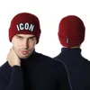 Cappello di lana ICON Protezione per le orecchie per sport all'aria aperta per uomo e donna in autunno e inverno Pullover caldo invernale ispessito Cappello lavorato a maglia Cappello freddo