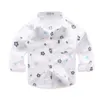 Shirts Kids Shirts Spring Long Sleeve Boy's Shirts Casual Turndown Collar Camisa Masculina Blouses for Children Kids Clothes Baby Boy Pl